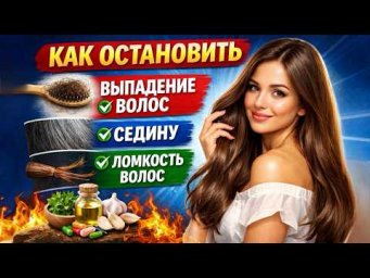 ВЫПАДАЮТ ВОЛОСЫ? АЛОПЕЦИЯ? СЕДИНА? ЧТО ДЕЛАТЬ? КАК УЛУЧШИТЬ РОСТ И СОСТОЯНИЕ ВОЛОС?