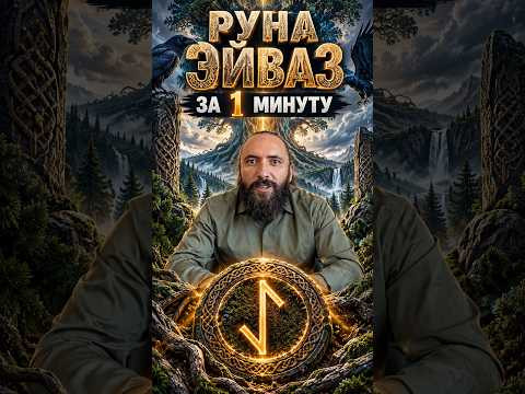 Руна Эйваз за 1 минуту. Значение и обзор руны Эйваз #shorts  #руны #эйваз #РунаЭйваз #рунолог