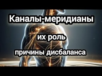 Каналы-меридианы. Причины дисбаланса.