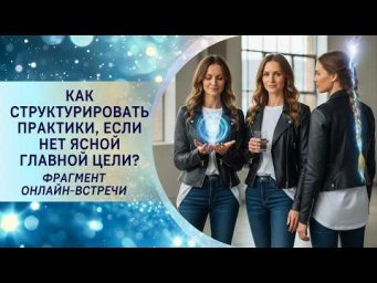 Как структурировать практики, если нет ясной главной цели?