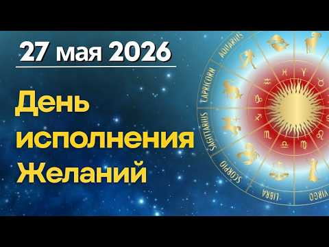 27 мая: день исполнения Желаний