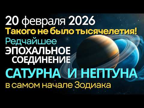 Соединение Сатурна и Нептуна 20 февраля: Великая Перезагрузка и отправная точка новой эры. Все Знаки Соединение Сатурна и Нептуна 20 февраля: Великая Перезагрузка и отправная точка новой эры. Все Знаки
