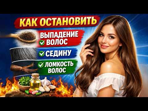 ВЫПАДАЮТ ВОЛОСЫ? АЛОПЕЦИЯ? СЕДИНА? ЧТО ДЕЛАТЬ? КАК УЛУЧШИТЬ РОСТ И СОСТОЯНИЕ ВОЛОС?