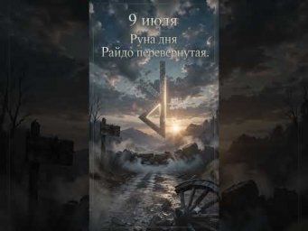 9 июля руна дня - Райдо перевернутая