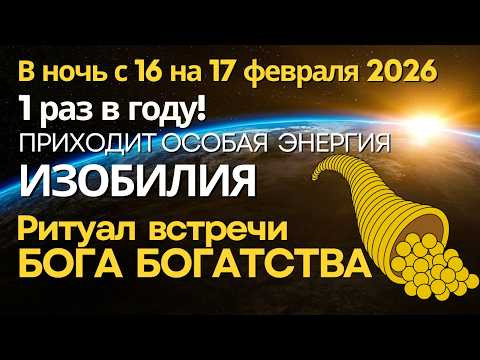 С 16 на 17 февраля: Встреча Бога Богатства 2026 Только один раз в год! С 16 на 17 февраля: Встреча Бога Богатства 2026 Только один раз в год!