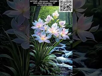 Фантастические красивые астральные цветы. Релакс #ИИ #красивый #позитивный #релакс #приятный
