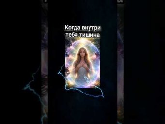 Когда внутри тебя тишина... #мотивация #цитатыосмысле