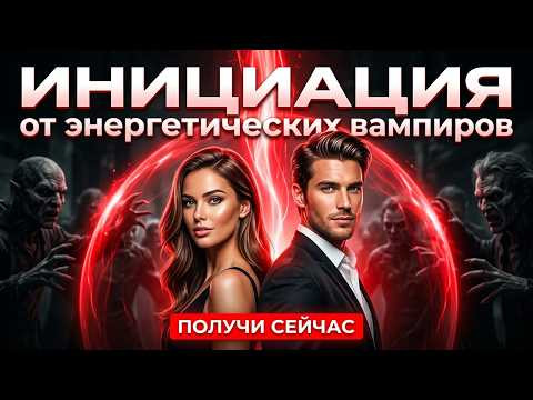 Инициация от энергетических вампиров на 24 часа!
