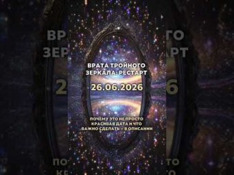 26.06.2026: нажми РЕСТАРТ! Врата тройного зеркала открыты!