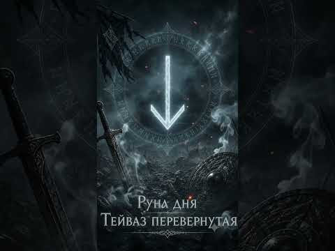 Руна дня Тейваз перевернутая #рунадня #руны #эзотерика