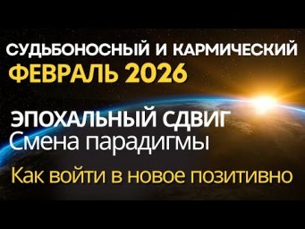 Февраль 2026: эпохальный сдвиг и смена парадигмы. Как войти в новое позитивно