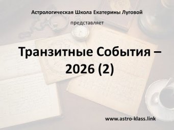 Транзитные события-2026 (2): личный прогноз по аспектам высших и социальных планет.
