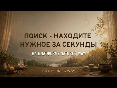 Новый поиск Nature&rsquo;s Way: быстрый доступ ко всем материалам
