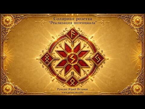 Солярная розетка "Реализация потенциала". Рунический скрипт для раскрытия личностного потенциала. Солярная розетка "Реализация потенциала". Рунический скрипт для раскрытия личностного потенциала.