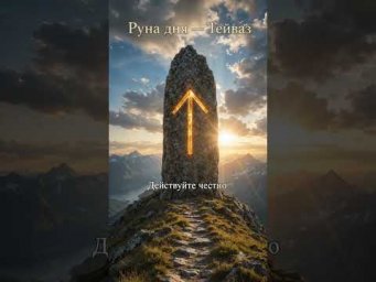 Руна дня Тейваз: действуйте честно и решительно #рунадня #раскладнарунах #руны