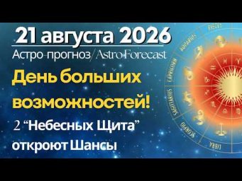 21 августа: День Больших Возможностей! Небесные Щиты открывают Шансы
