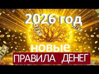 2026 год. НОВЫЕ ЗАКОНЫ ДЕНЕГ