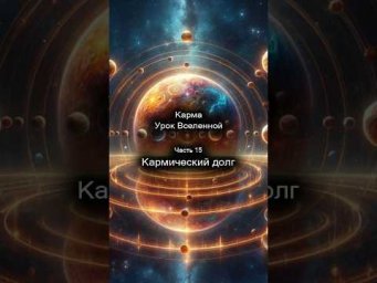 Карма. Урок Вселенной. Кармический долг. 15/44