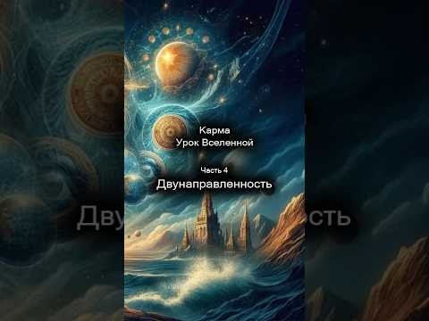Карма. Урок Вселенной. Двунаправленность. 4/44 Карма. Урок Вселенной. Двунаправленность. 4/44