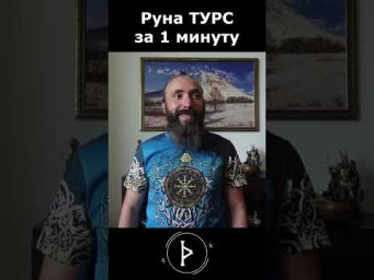 Руна Турс за 1 минуту. Короткий видео обзор руны Турисаз #shorts #руны #турс #руны #турисаз #руна
