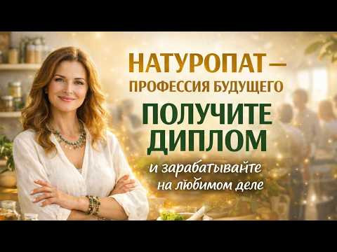 Натуропат - профессия будущего! Получите диплом и работайте