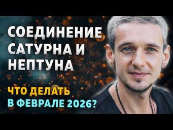 Как пережить ФЕВРАЛЬ 2026. Соединение САТУРНА и НЕПТУНА