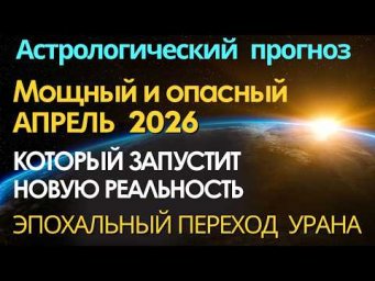 Прогноз на апрель 2026: динамика и перелом. Месяц, который запускает новую реальность