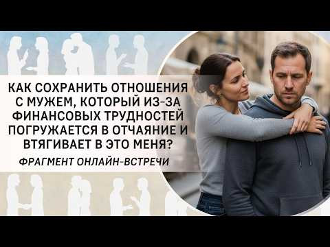 Как сохранить отношения с мужем, который из за финансовых трудностей погружается в отчаяние?