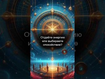 Отдаёте энергию или выбираете спокойствие?
