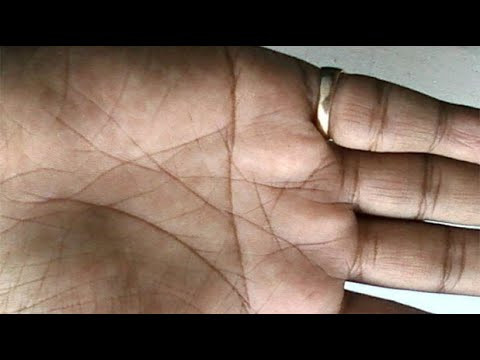 большой треугольник на ладони. хиромантия