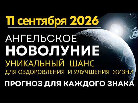 11 сентября: АНГЕЛЬСКОЕ НОВОЛУНИЕ - особый Шанс восстановить силы и здоровье/ Все Знаки