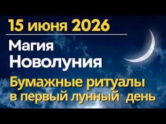 15 июня: Магия Новолуния. Всего один Ритуал - и жизнь изменится навсегда