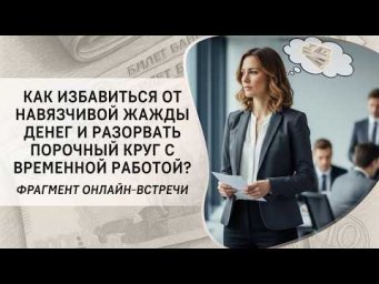 Как избавиться от навязчивой жажды денег и разорвать порочный круг с временной работой?