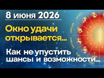 8 июня: открывается Окно Удачи! Как не пропустить шансы и вохможности