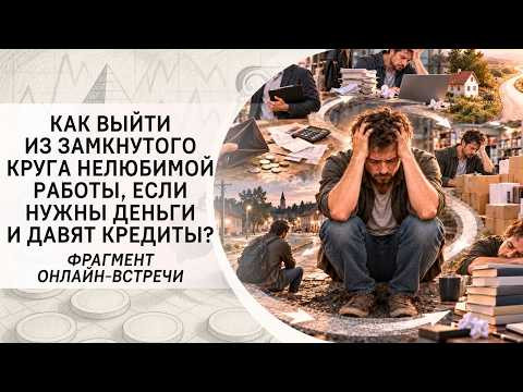 Как выйти из замкнутого круга нелюбимой работы, если нужны деньги и давят кредиты?