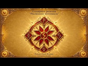 Солярная розетка "Реализация потенциала". Рунический скрипт для раскрытия личностного потенциала.
