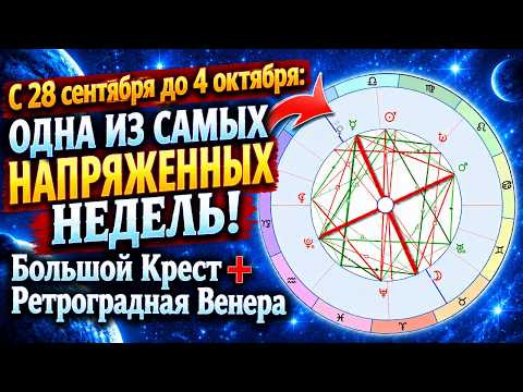 28 сентября до 4 октября: ОДНА ИЗ САМЫХ НАПРЯЖЕННЫХ НЕДЕЛЬ ГОДА! Большой Крест + Ретроградная Венера 28 сентября до 4 октября: ОДНА ИЗ САМЫХ НАПРЯЖЕННЫХ НЕДЕЛЬ ГОДА! Большой Крест + Ретроградная Венера