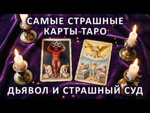 САМЫЕ СТРАШНЫЕ Карты Таро. Тайный мистический смысл карт Дьявол и Страшный суд.