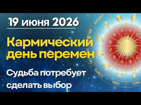 19 июня. Кармический день перемен. Судьба потребует сделать выбор