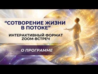 Сотворение жизни в потоке. О программе