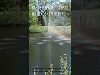 Какое первое правило на духовном пути? (65)
