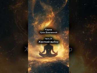 Карма. Урок Вселенной. Жесткий выбор. 29/44
