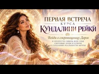 Запись первой встречи Кундалини Рейки "Пробудись к Источнику внутри Себя".