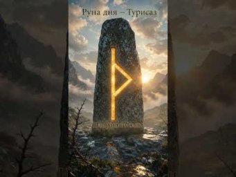 Руна дня Турисаз: защищайте границы, но не ищите конфликта
