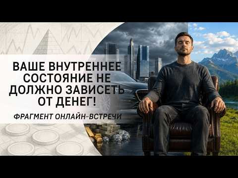 Ваше внутреннее состояние не должно зависеть от денег! Ваше внутреннее состояние не должно зависеть от денег!