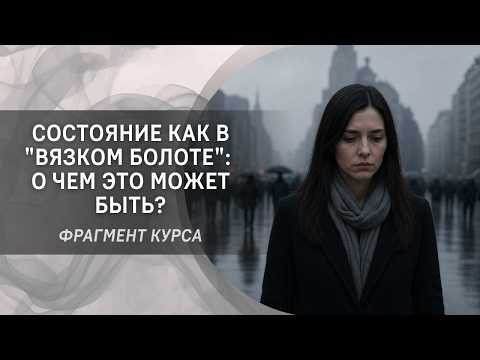 Состояние как в "вязком болоте": о чем это может быть? Состояние как в "вязком болоте": о чем это может быть?