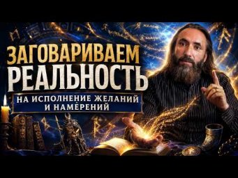 Заговариваем реальность на исполнение своих желаний намерений. Искусство заговорной магии.