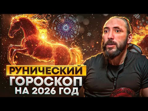 Рунический гороскоп на 2026 год для всех знаков зодиака. Астрология и руны. Юрий Исламов