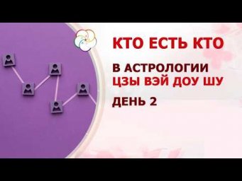 КТО ЕСТЬ КТО в астрологии Цзы Вэй Доу Шу. День 2