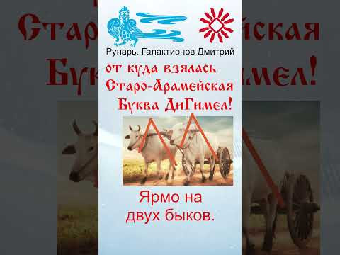Старо-Греческая буква Дигамма рождена от руны Дзело #Рунарь #ГреческаяАзбука #ГалактионовДмитрий